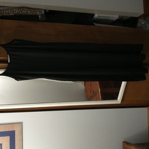 Stretch blend midi slip dress cami like fit size small black